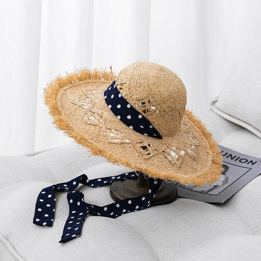 Chapeau En Paille Rond Ajoure
